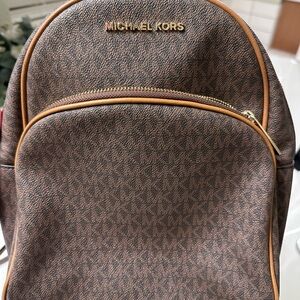 Michael Kors Brown Backpack NWOT